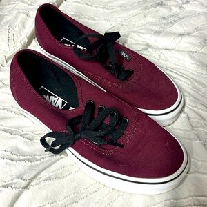 Maroon vans